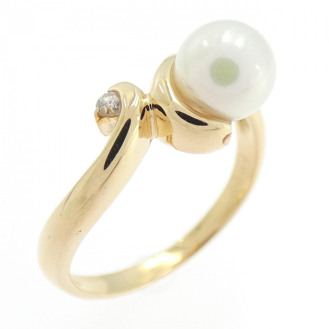 K18YG アコヤパール リング 5.6mm