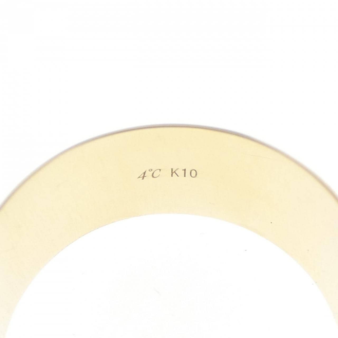 4゜C K10YG リング