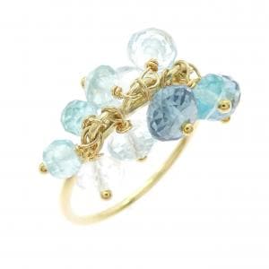 K18YG カラーストーン リング