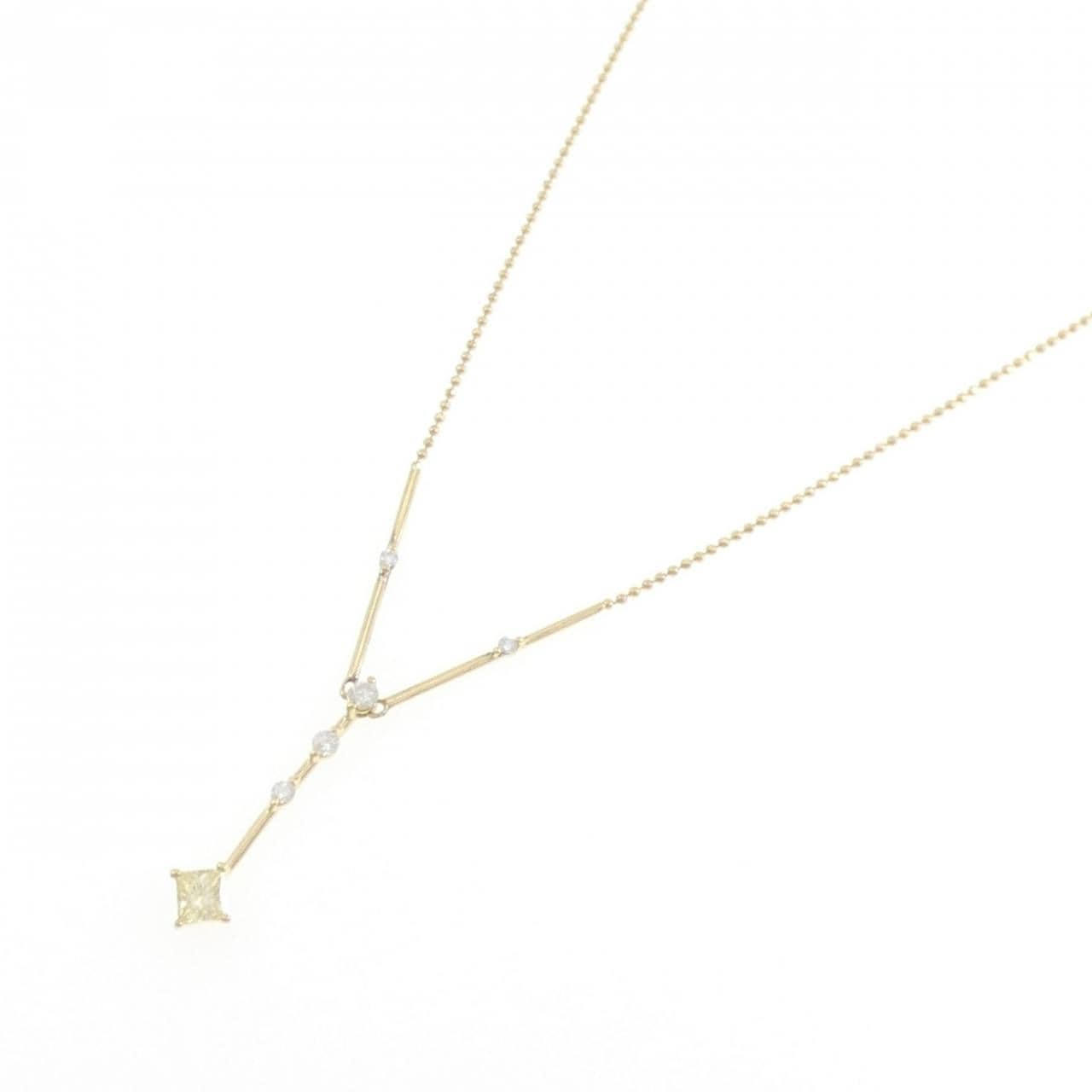 K18YG ダイヤモンド ネックレス 0.26CT