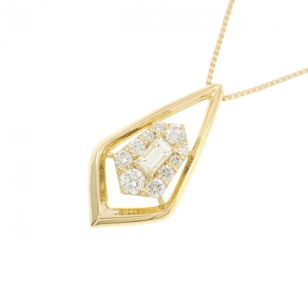 【新品】K18YG ダイヤモンド ネックレス 0.25CT