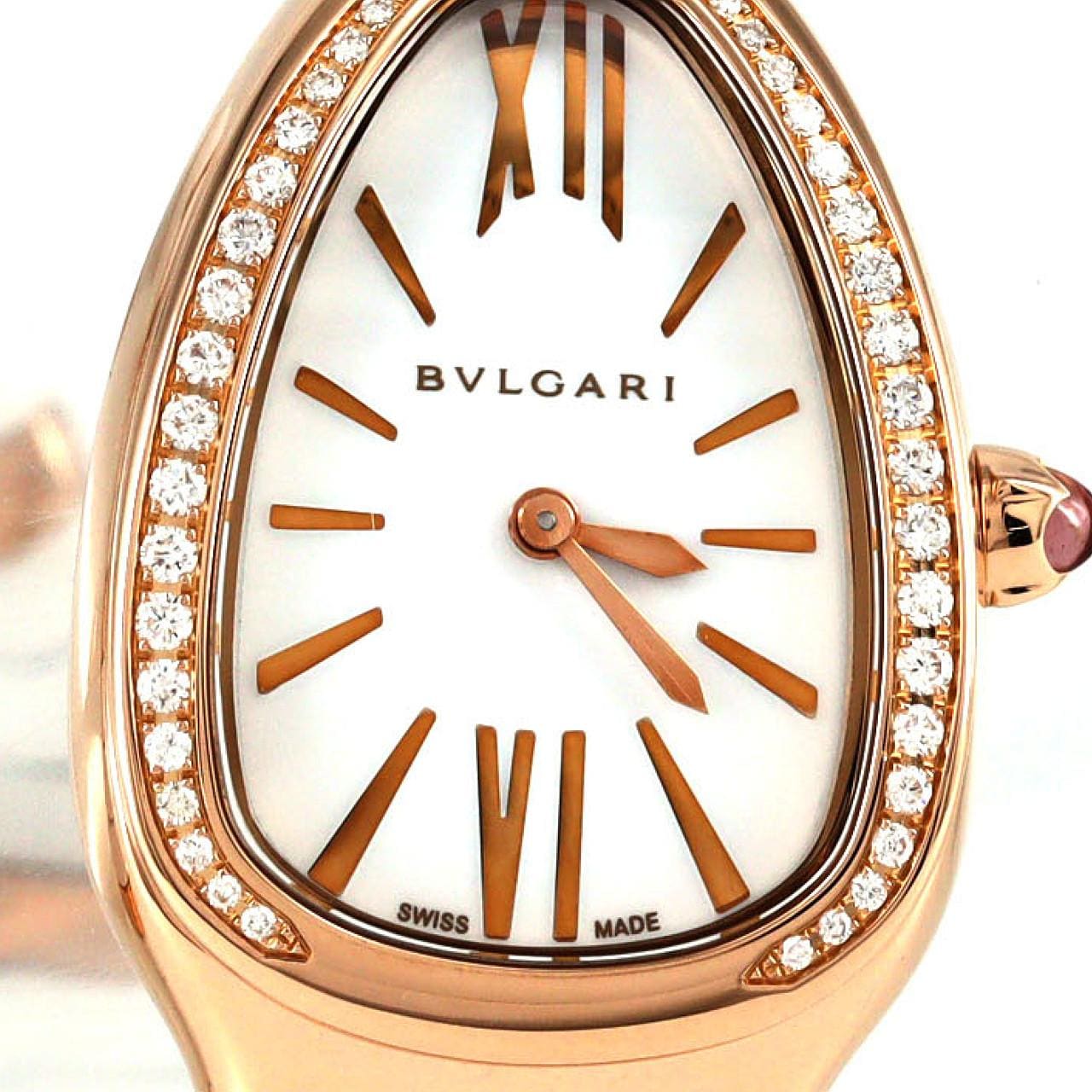 ブルガリ セルペンティスピガ セラミックxPG/D･ブレスD Sサイズ SPP35G/SPP35WGDWCGD1.1T PG･RG クォーツ