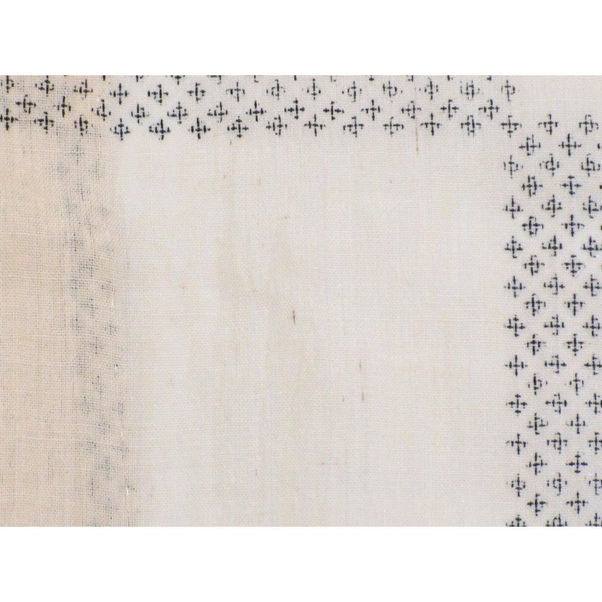 【未使用品】単衣　縮　身幅３Ｌ寸