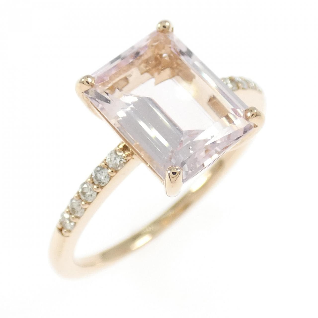 K18PG ベリル リング 1.94CT