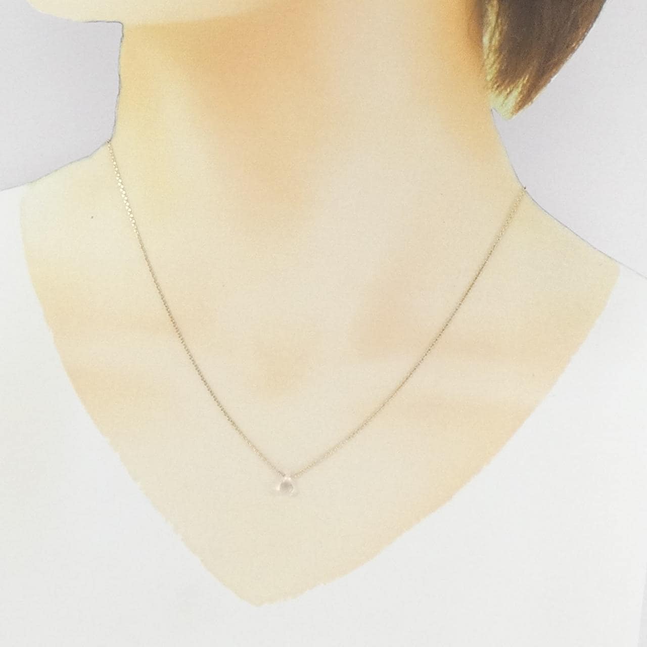 シエナ ロゼ ローズクオーツ ネックレス