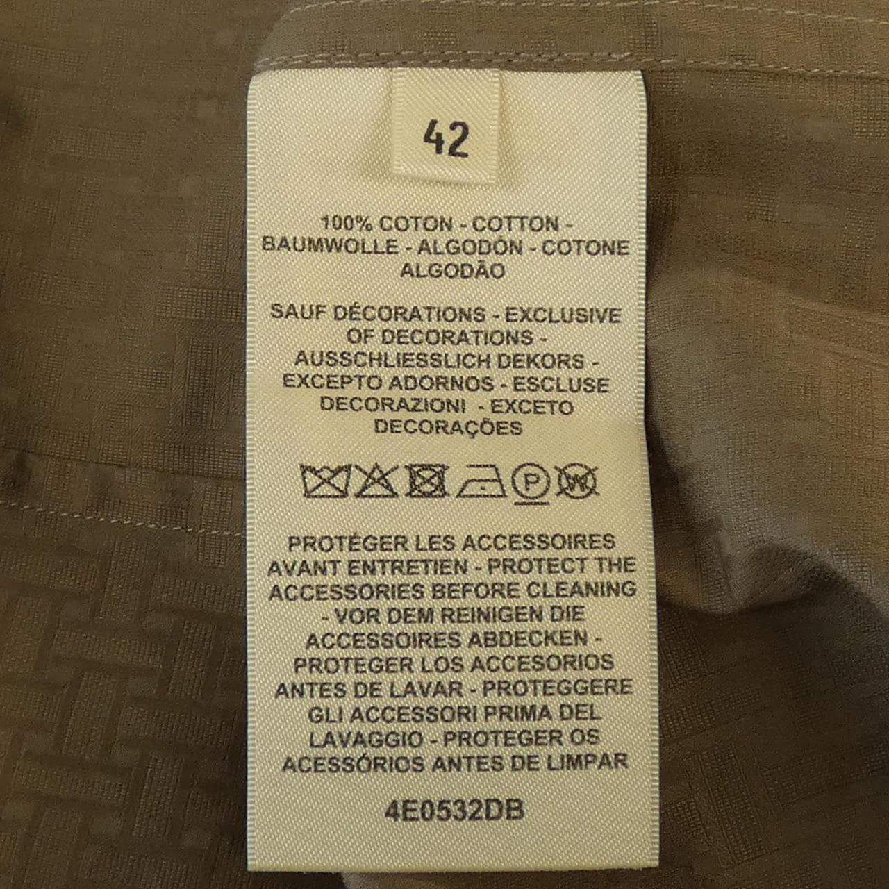 HERMES MOSAIQUE 拉鍊洋裝 4E0532DB