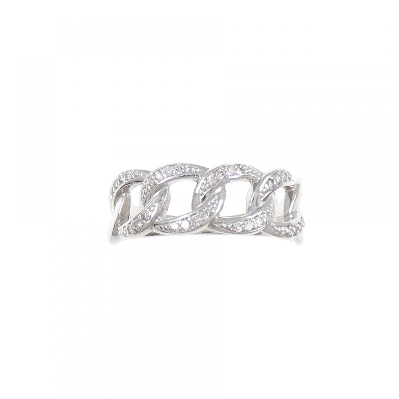 PT950 ダイヤモンド リング 0.12CT