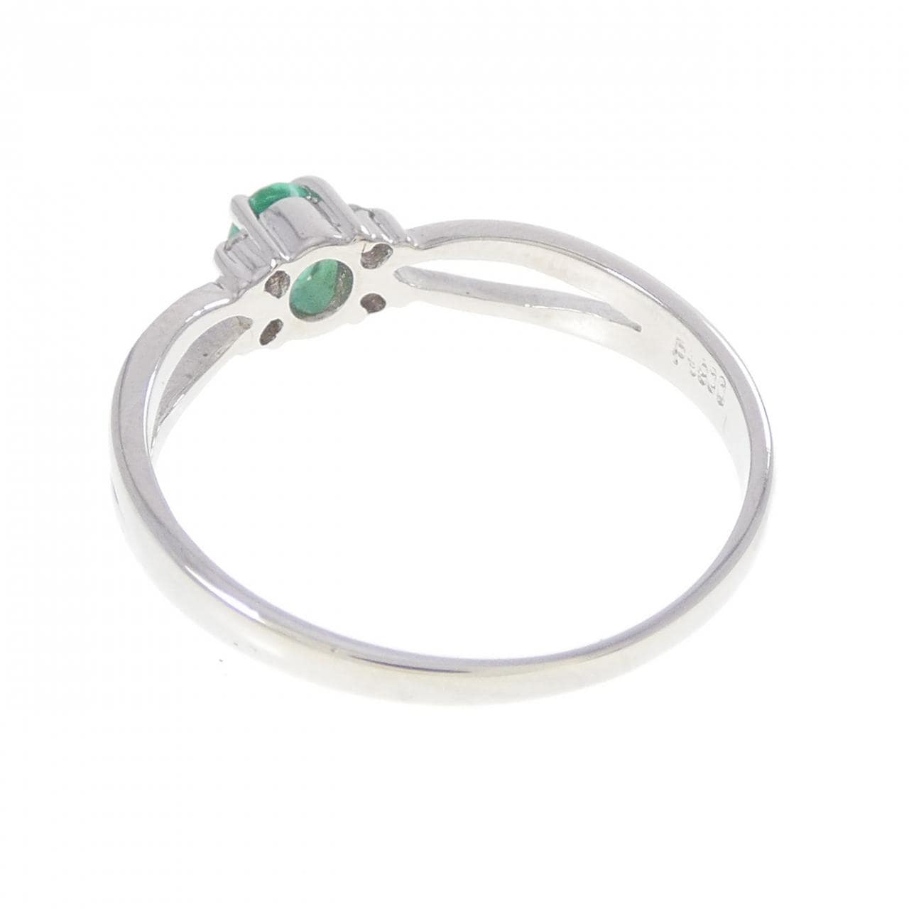 PT900 エメラルド リング 0.18CT