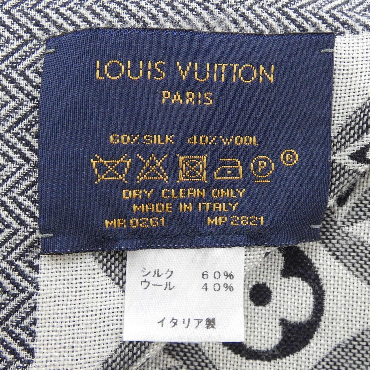ルイヴィトン LOUIS VUITTON ショールモノグラム SINCE1854 MP2821 ショール