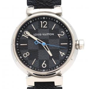 【ノーメンテナンス還元価格】ルイヴィトン タンブール･ダミエグラフィット QA073 SS クォーツ