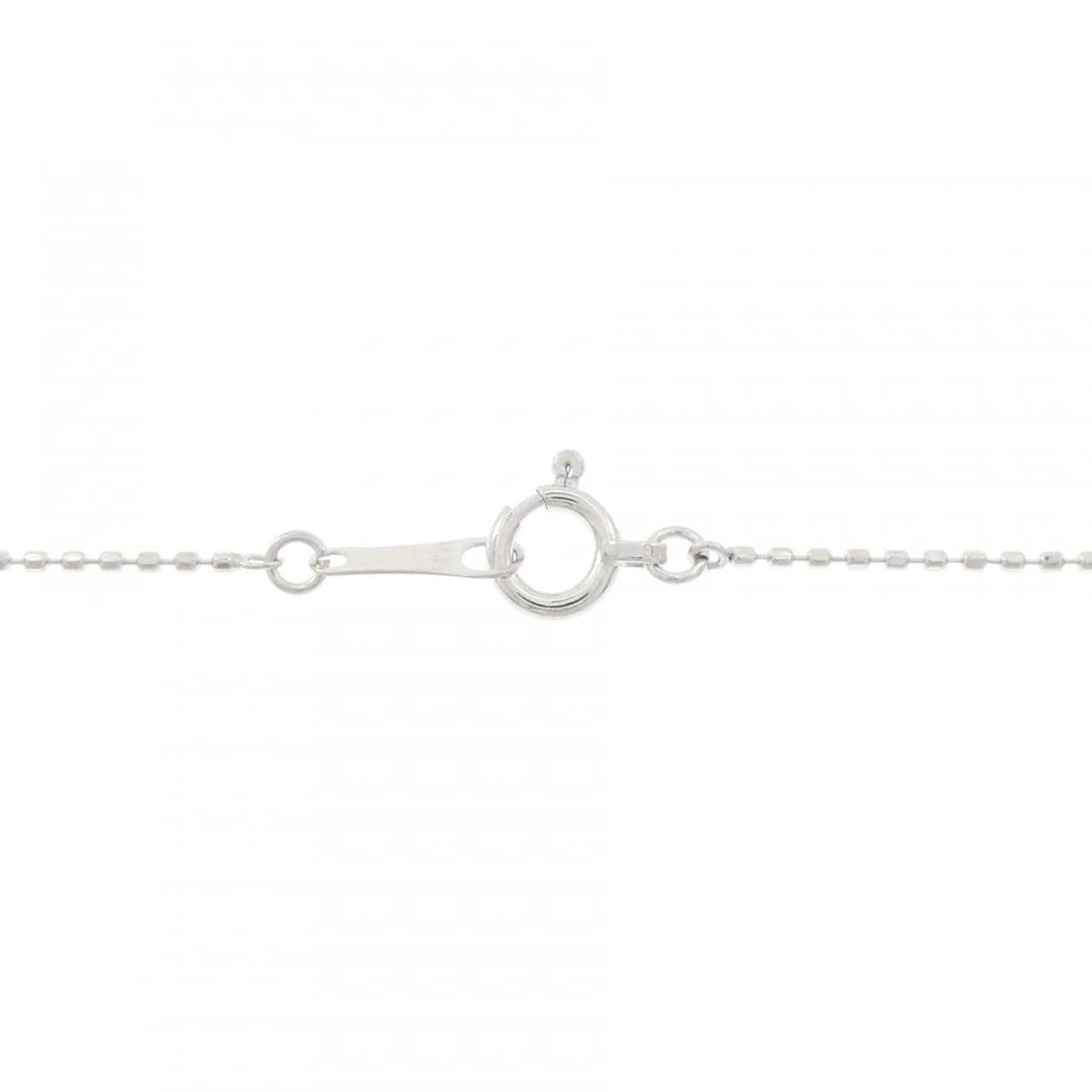 K18WG ダイヤモンド ネックレス 0.03CT