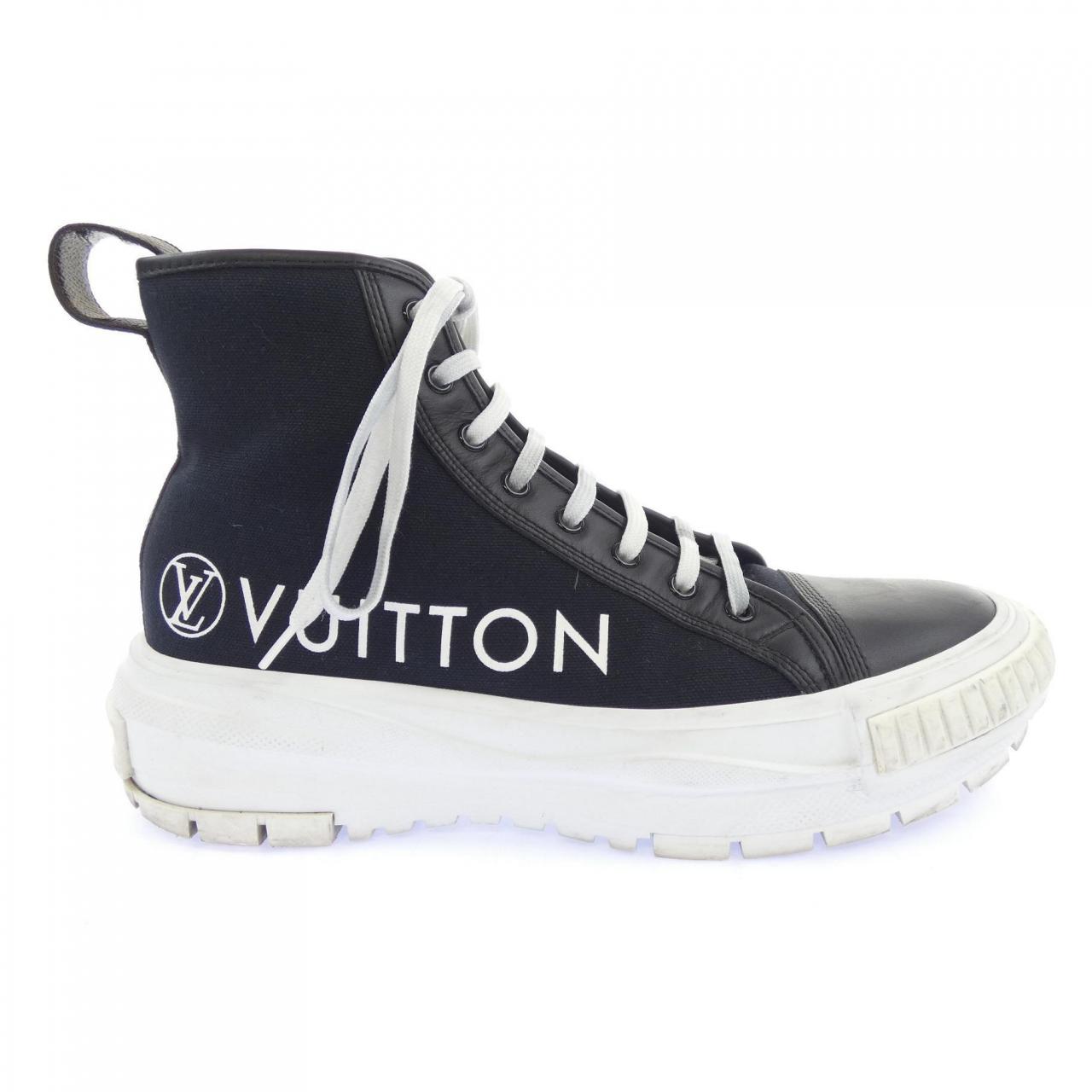 ルイヴィトン LOUIS VUITTON LVサークル キャンバス レザー LVスクァッドライン スニーカー