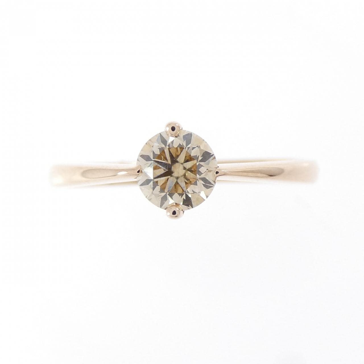 K18PG ダイヤモンド リング 0.40CT