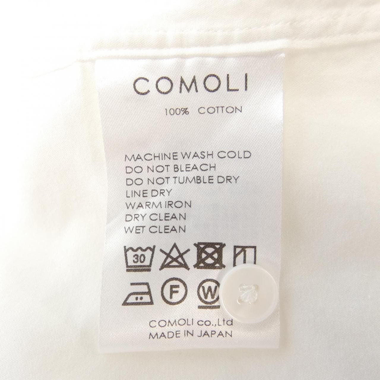 コモリ COMOLI シャツ
