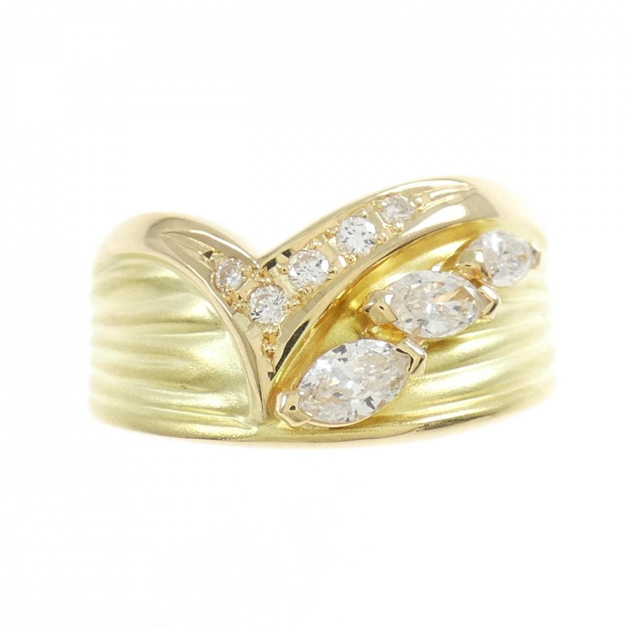 K18YG ダイヤモンド リング 0.26CT