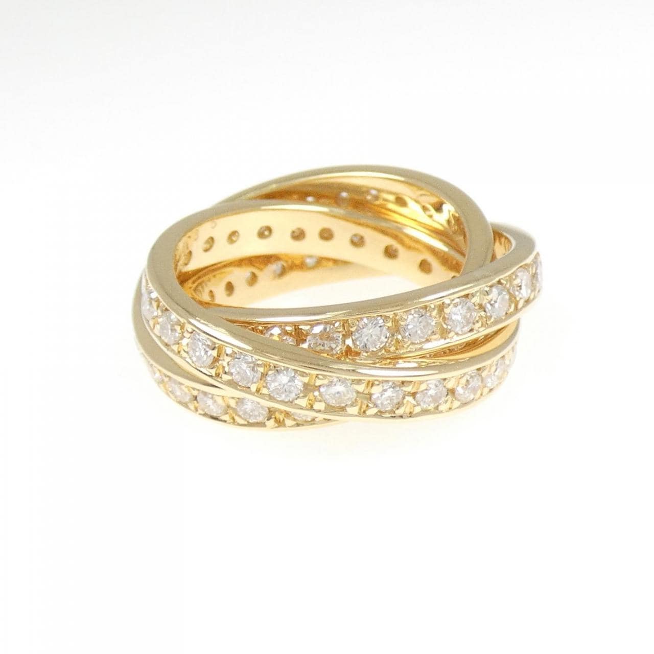 K18YG ダイヤモンド リング 2.36CT