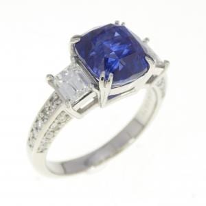 PT900 サファイヤ リング 3.56CT スリランカ産