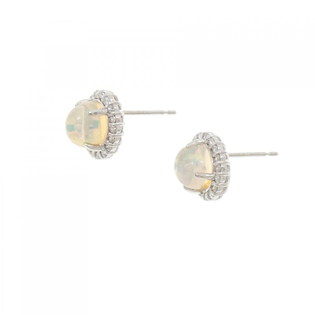 PT900 オパール ピアス 2.48CT