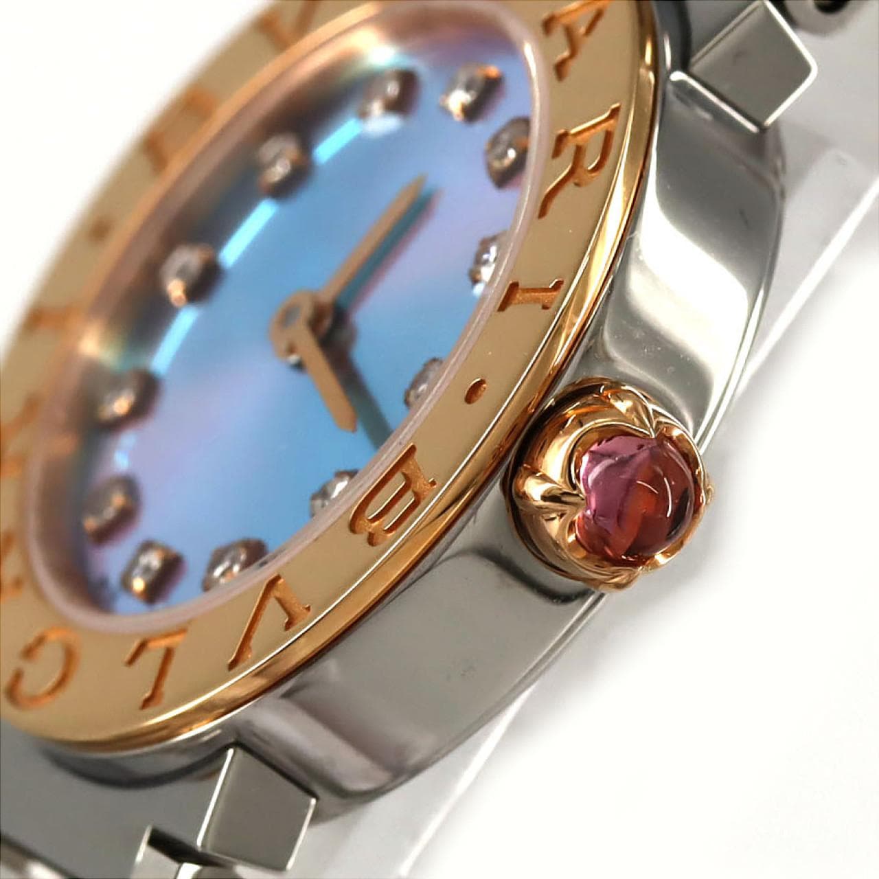 【新品】ブルガリ ブルガリブルガリ PGコンビ･12P BBP23SG SSxPG クォーツ