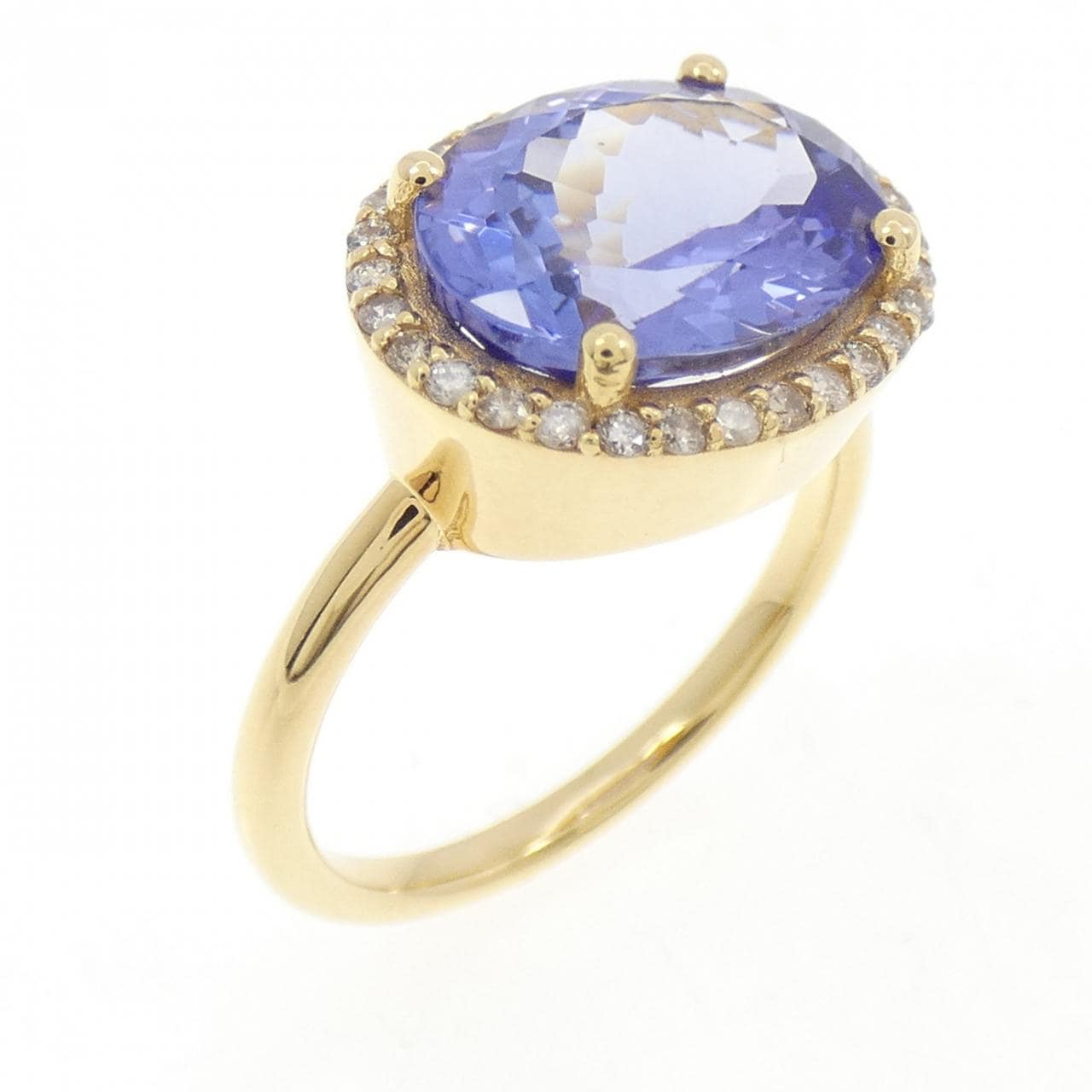 【新品】K18YG タンザナイト リング