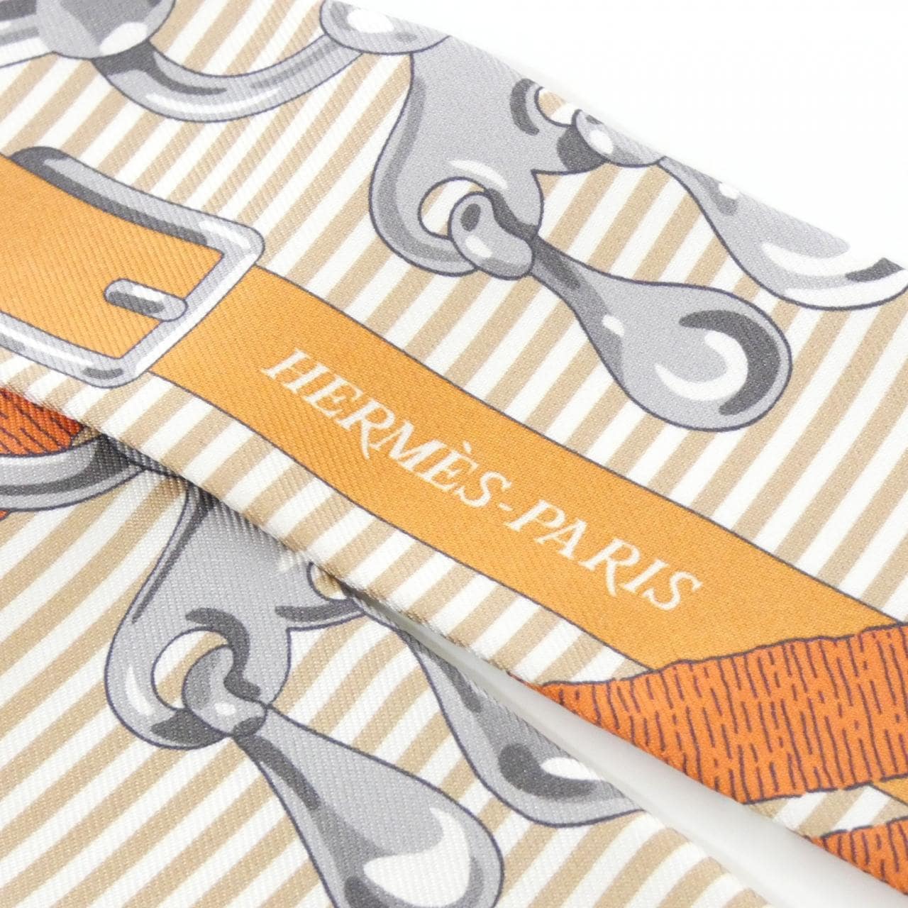 【未使用品】エルメス MORS A JOUETS CHEMISE ツイリー 063419S スカーフ