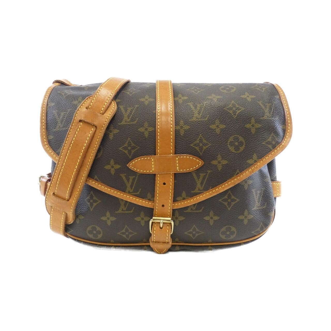 ルイヴィトン モノグラム ソミュール 30cm M42256 ショルダーバッグ