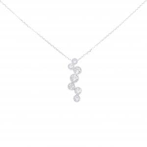 K18WG ダイヤモンド ネックレス 0.70CT