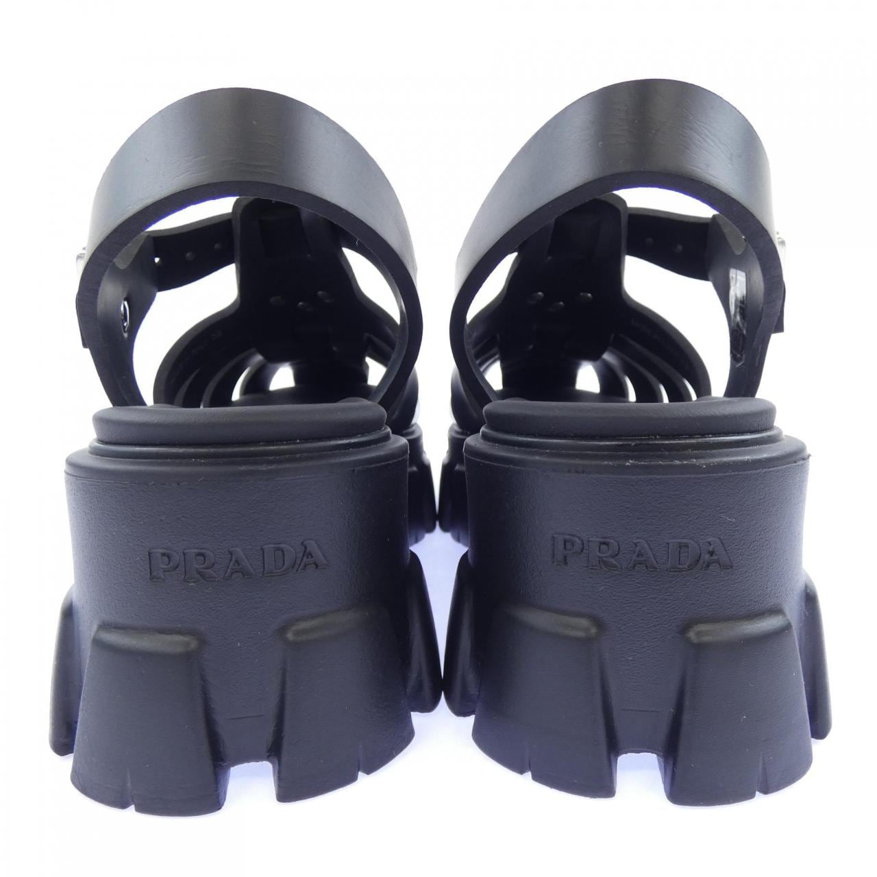プラダ PRADA モノリス ラバーサンダル  トライアングルロゴ 2X3083 サンダル