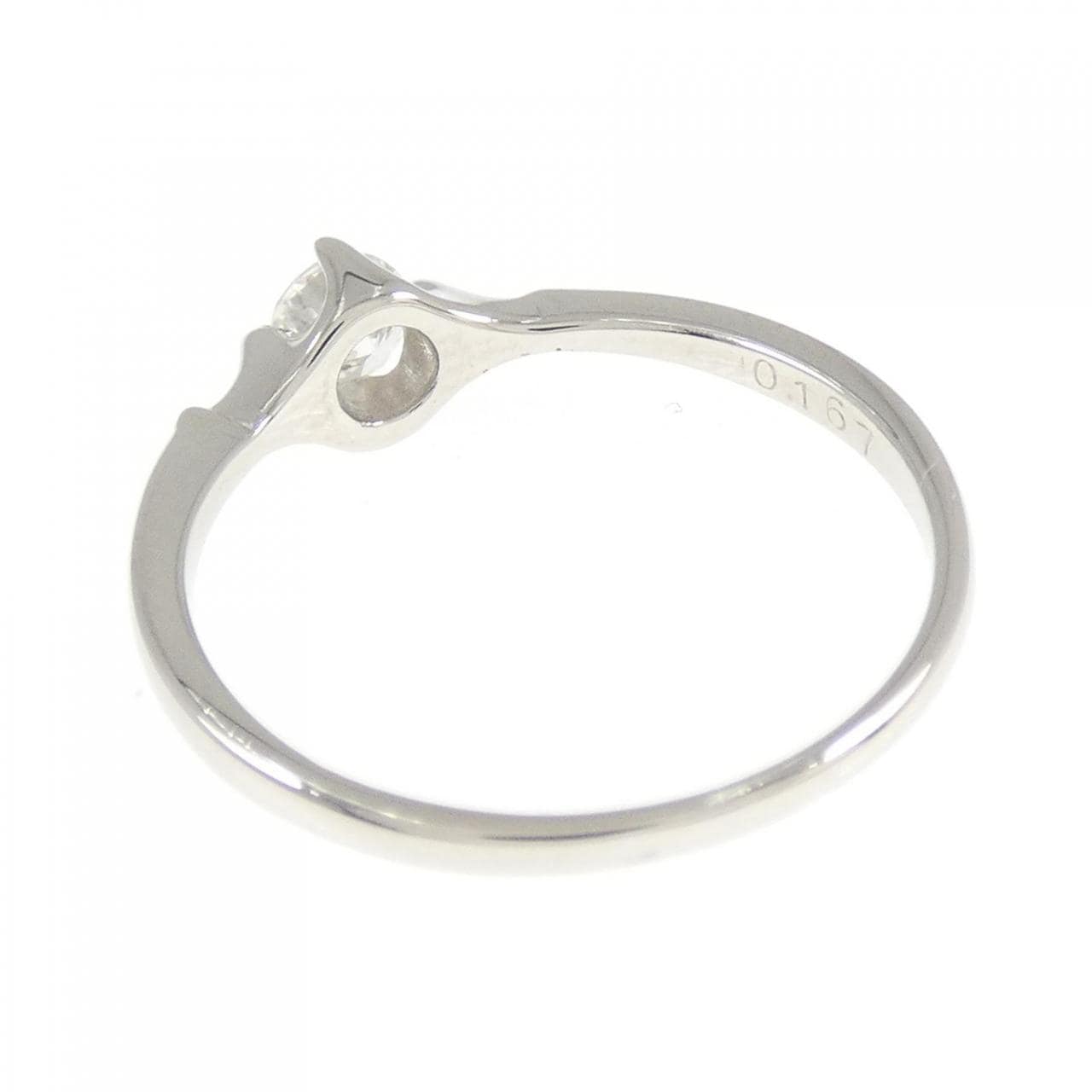 PT900 ソリティア ダイヤモンド リング 0.167CT