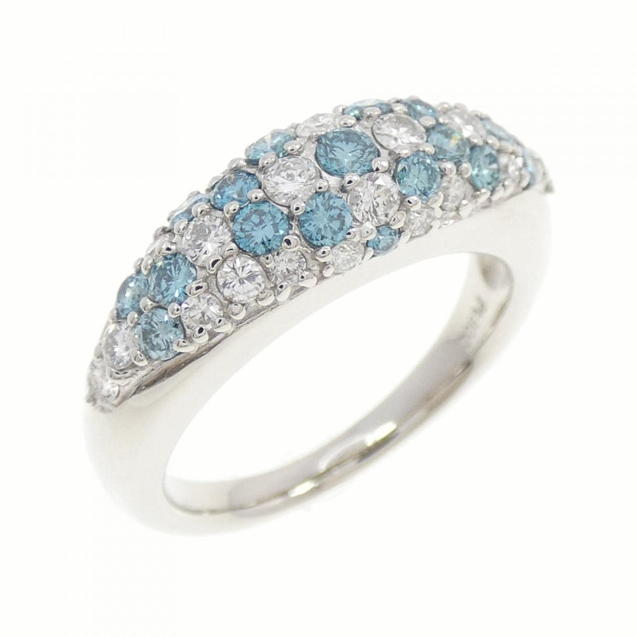 PT900 Pave Diamond Ring 1.05CT