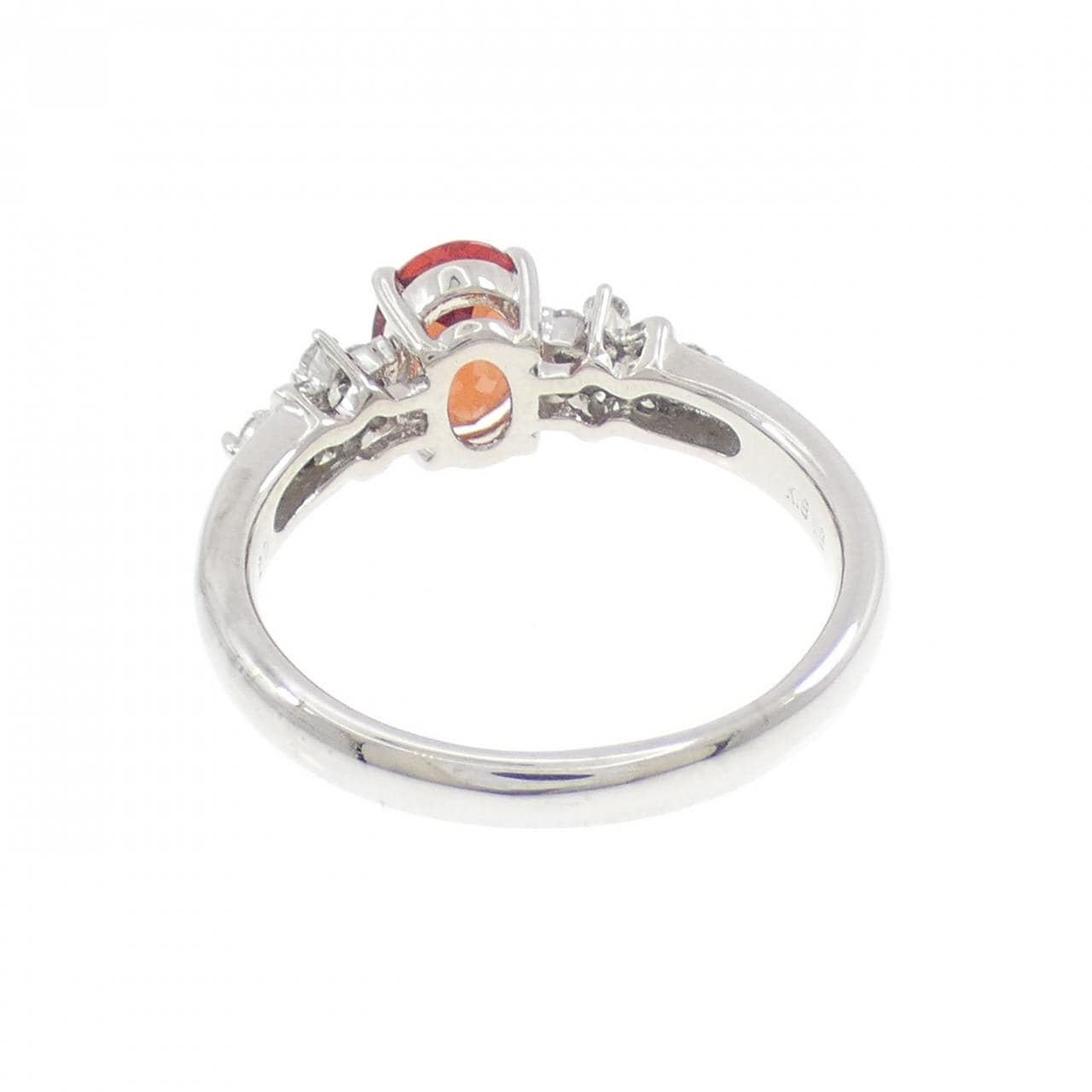 K18WG アンデシン リング 1.113CT