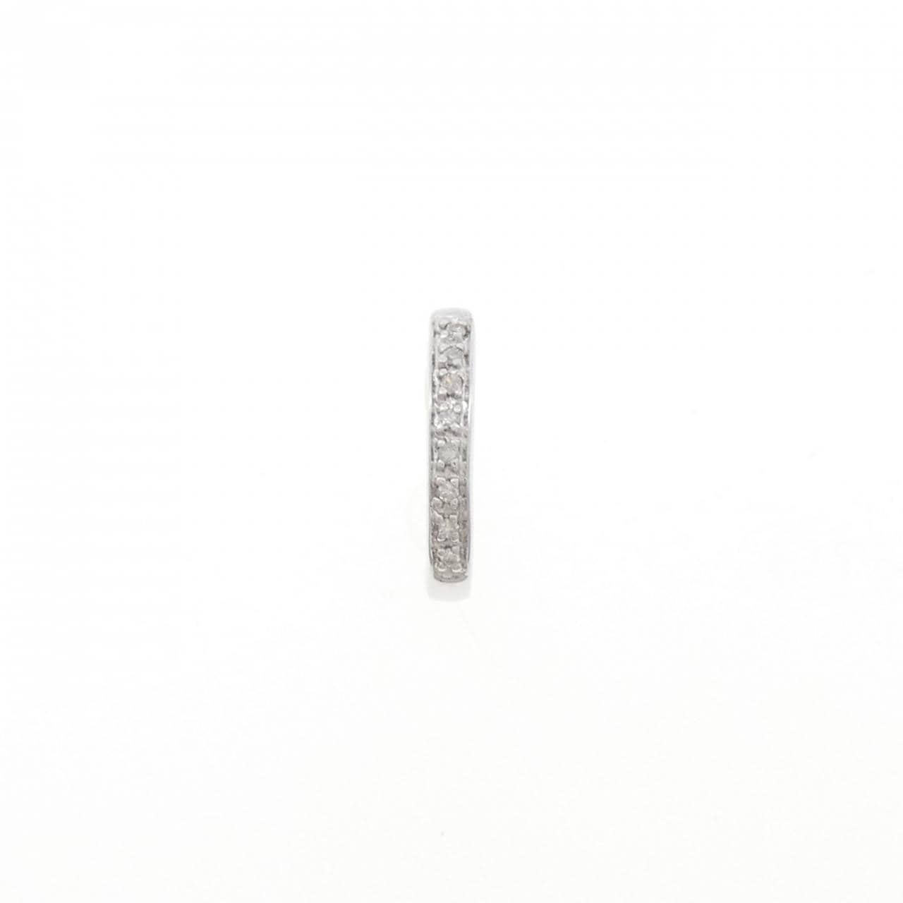 10KWG ダイヤモンド ピアス 片耳