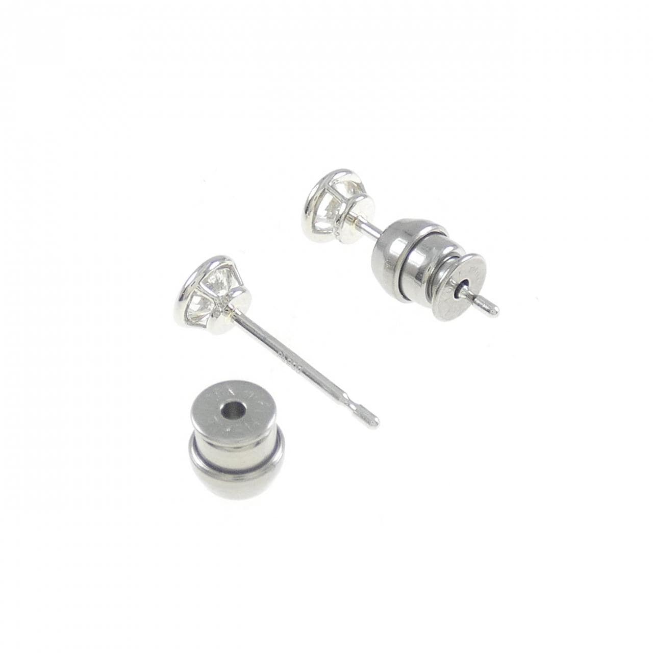 【リメイク】PT/ST ダイヤモンド ピアス 0.201CT 0.204CT G SI2 Good