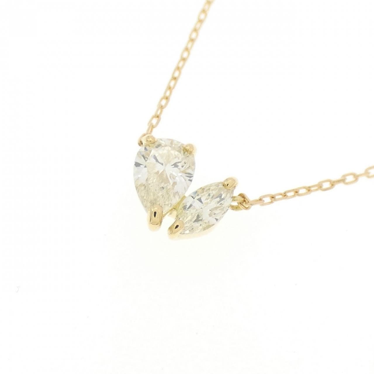 【新品】K18YG ダイヤモンド ネックレス 0.30CT