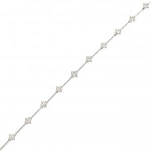 K18WG ダイヤモンド ブレスレット 1.25CT