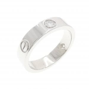 カルティエ ラブ ハーフダイヤ リング