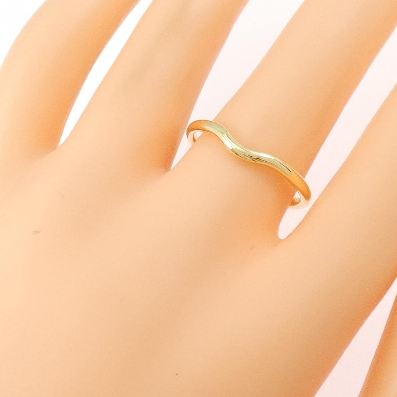 ティファニー カーブド リング