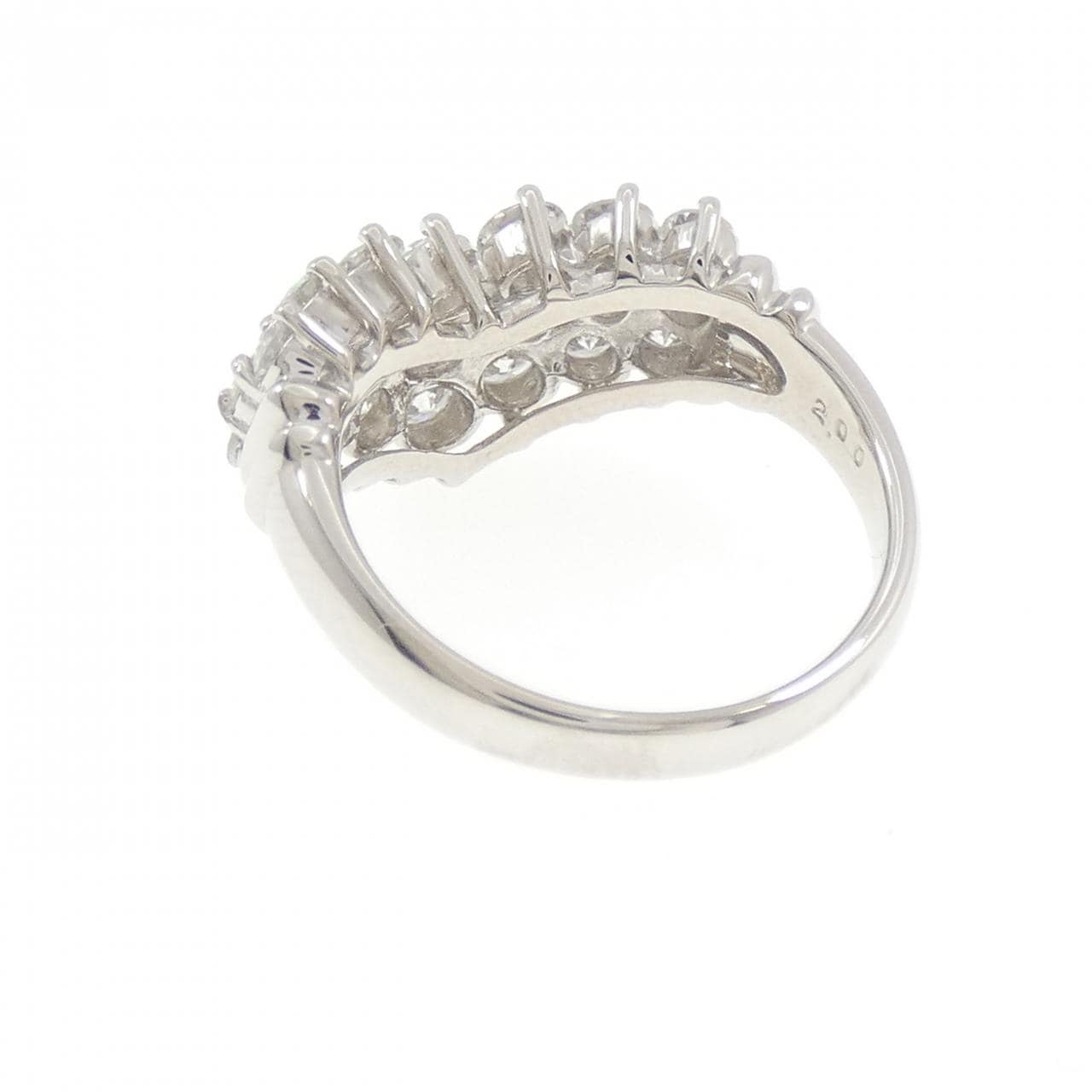 PT900 ダイヤモンド リング 2.00CT