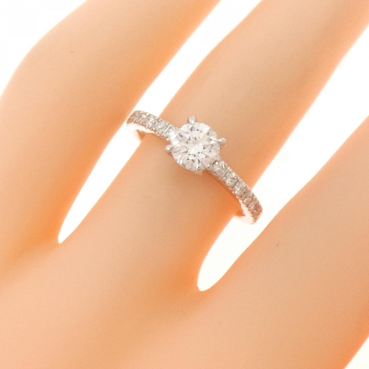 PT900 ダイヤモンド リング 0.519CT I VS2 Good