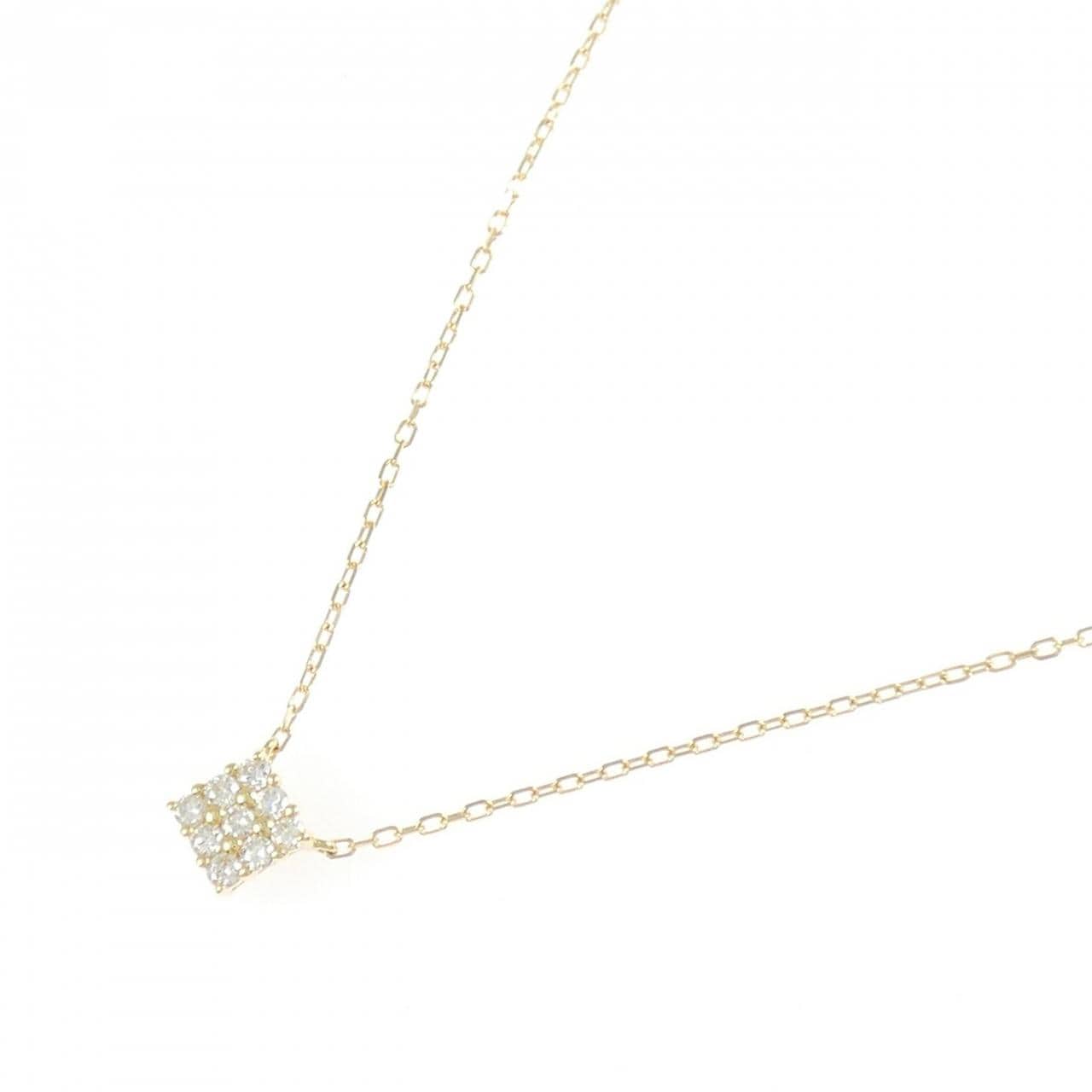 K18YG ダイヤモンド ネックレス 0.13CT