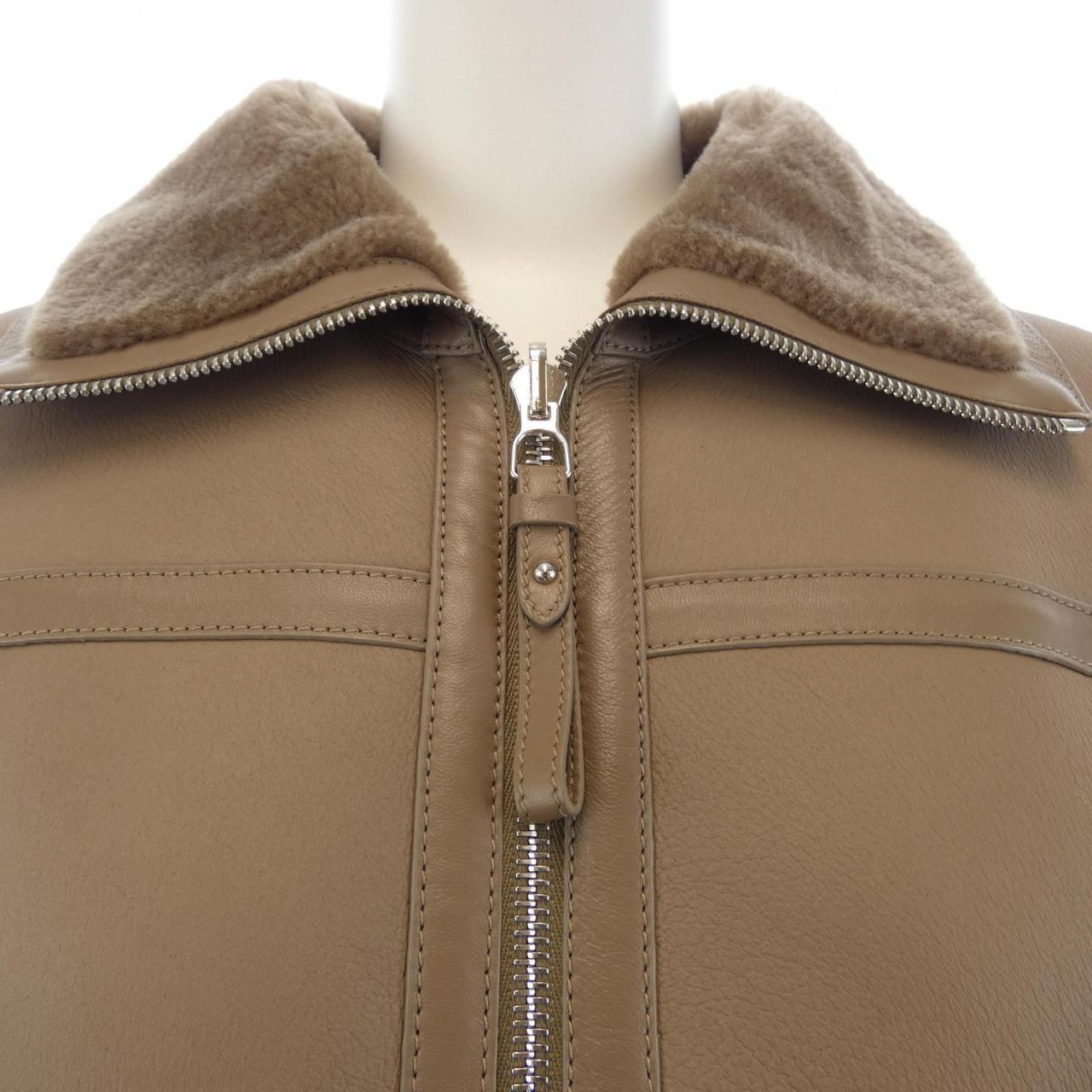 エルメス HERMES クルードセル CLOU DE SELLE 4H1225D5 ムートンジャケット