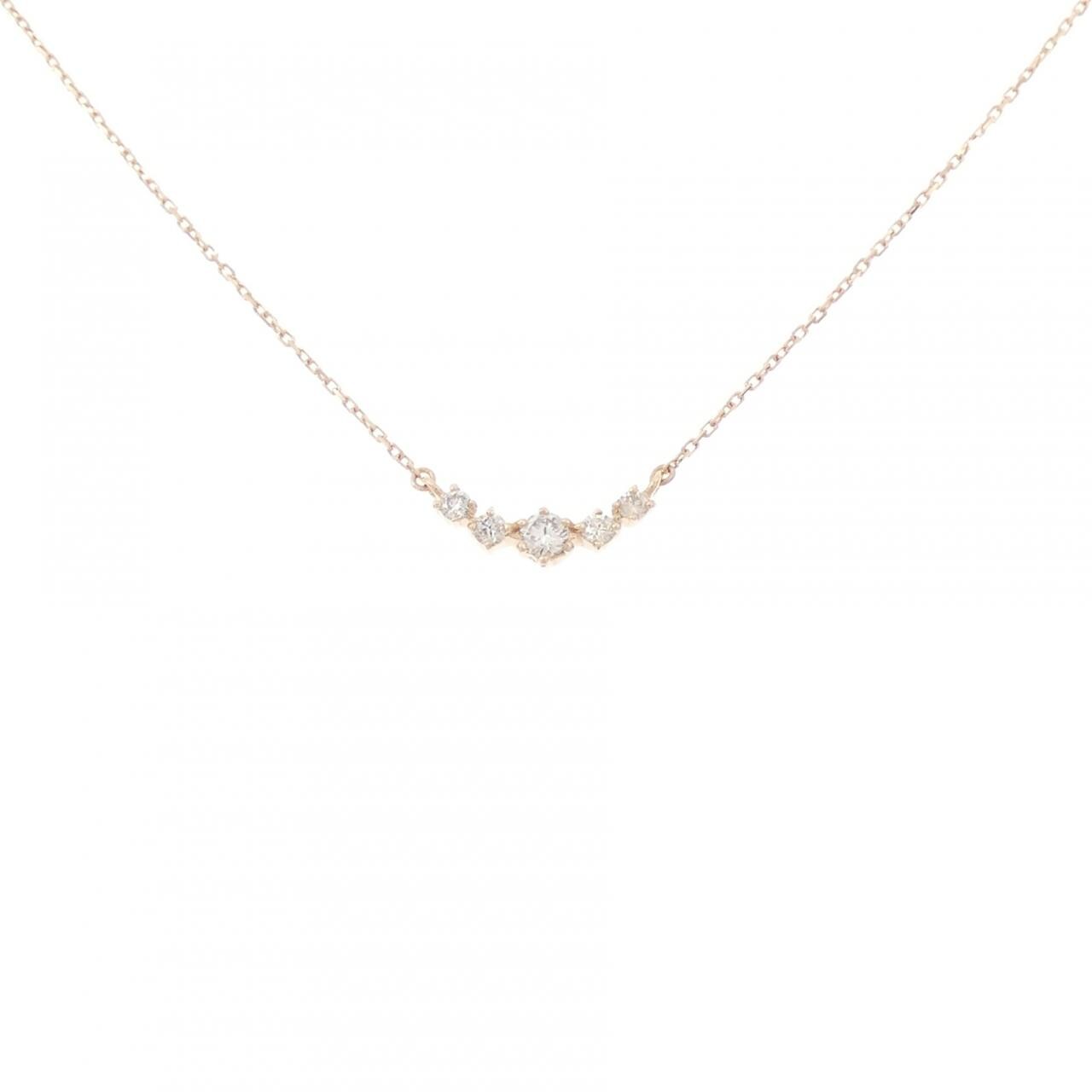 クミキョク ダイヤモンド ネックレス 0.07CT