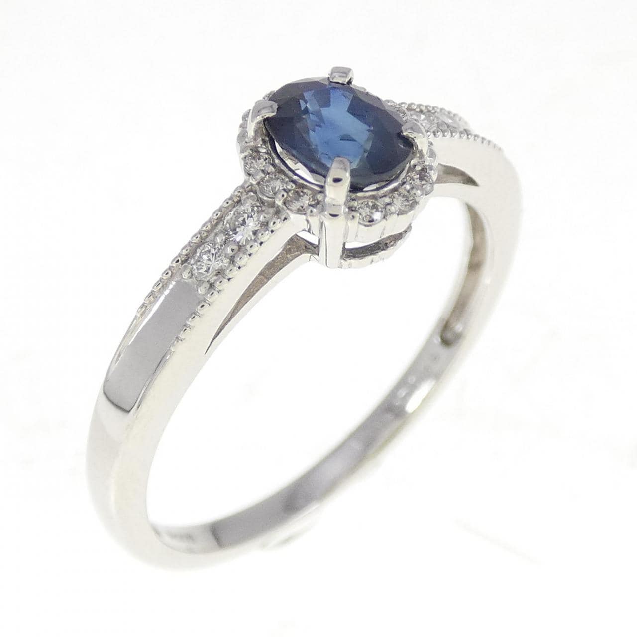 PT サファイヤ リング 0.50CT