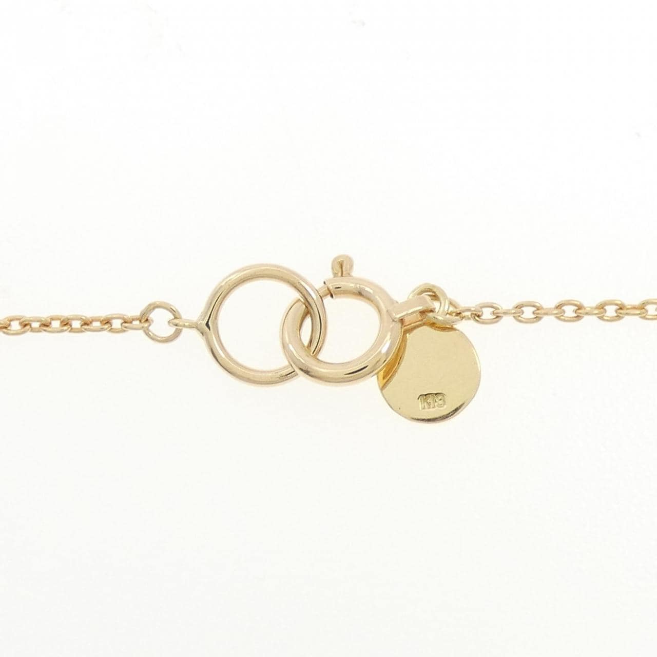 K18YG ダイヤモンド ネックレス 0.18CT