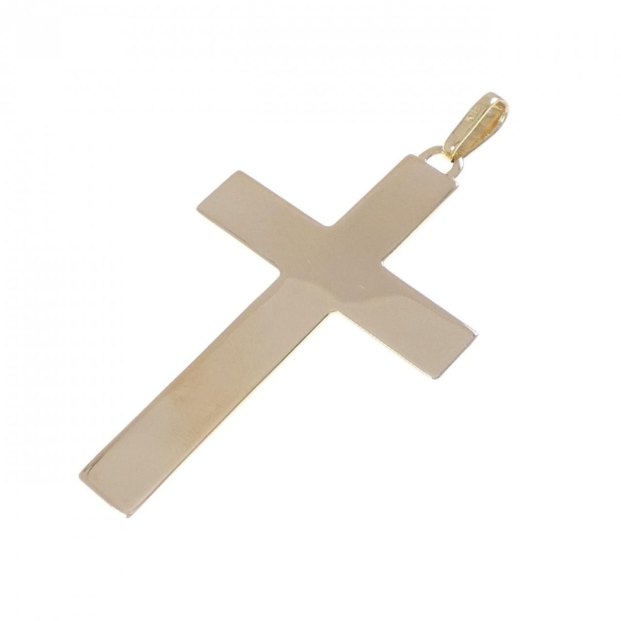 K18YG クロス ペンダント