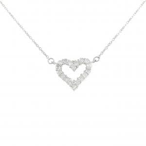 PT850 ハート ダイヤモンド ネックレス 0.30CT