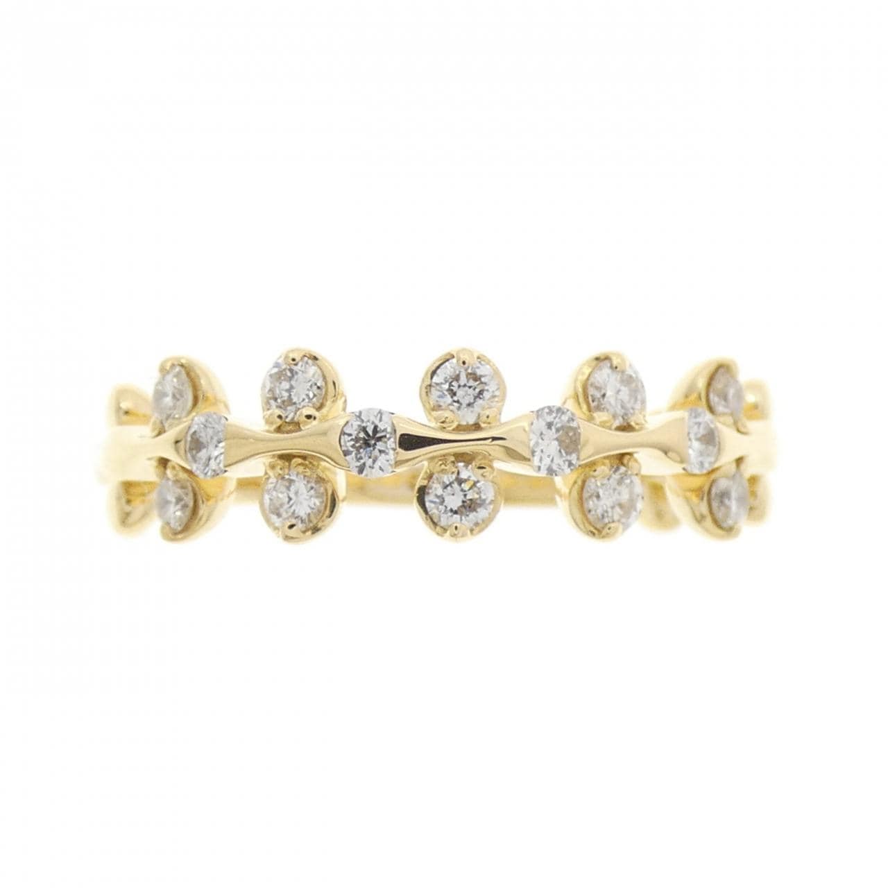 K18YG ダイヤモンド リング 0.33CT