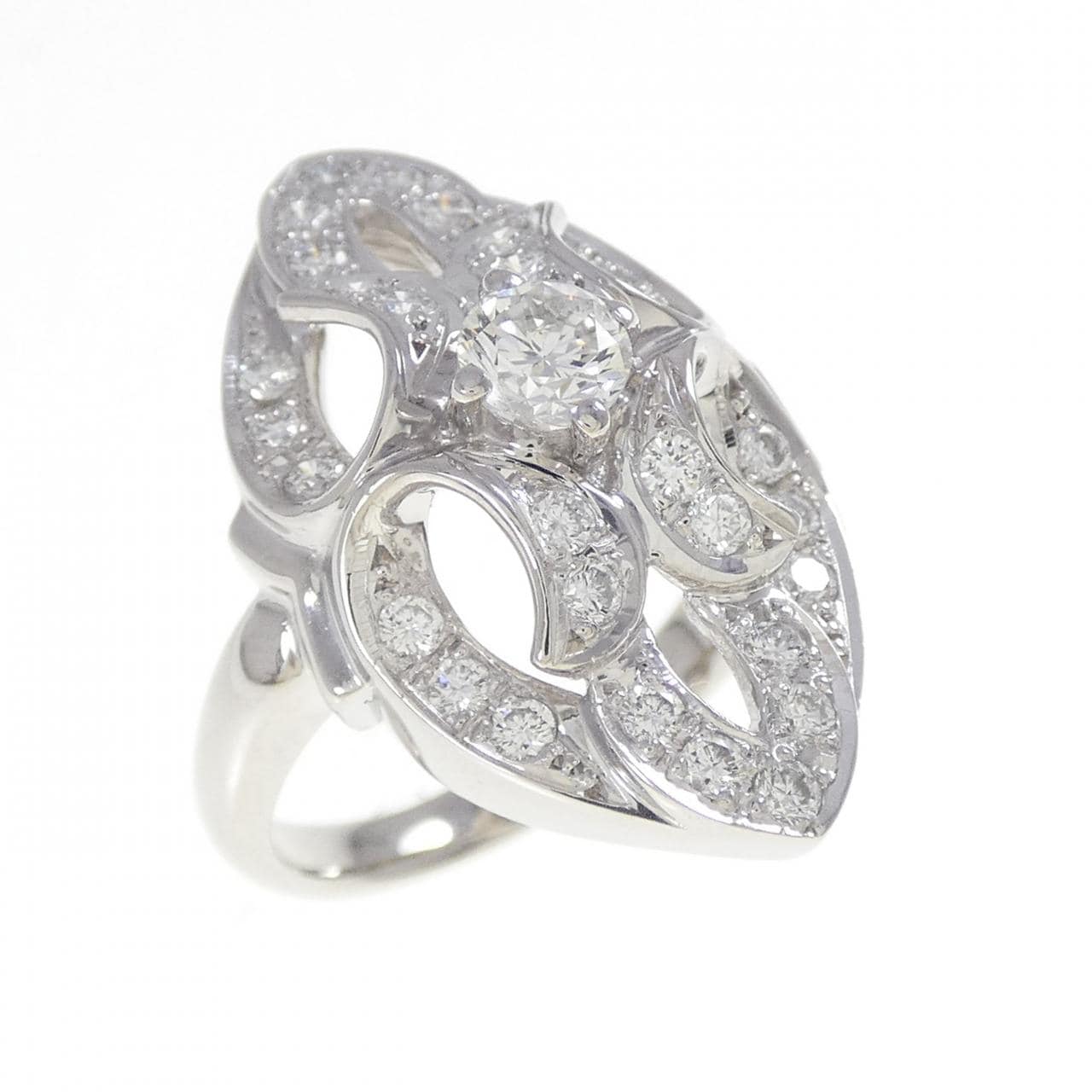 PT900鑽石戒指 1.08克拉