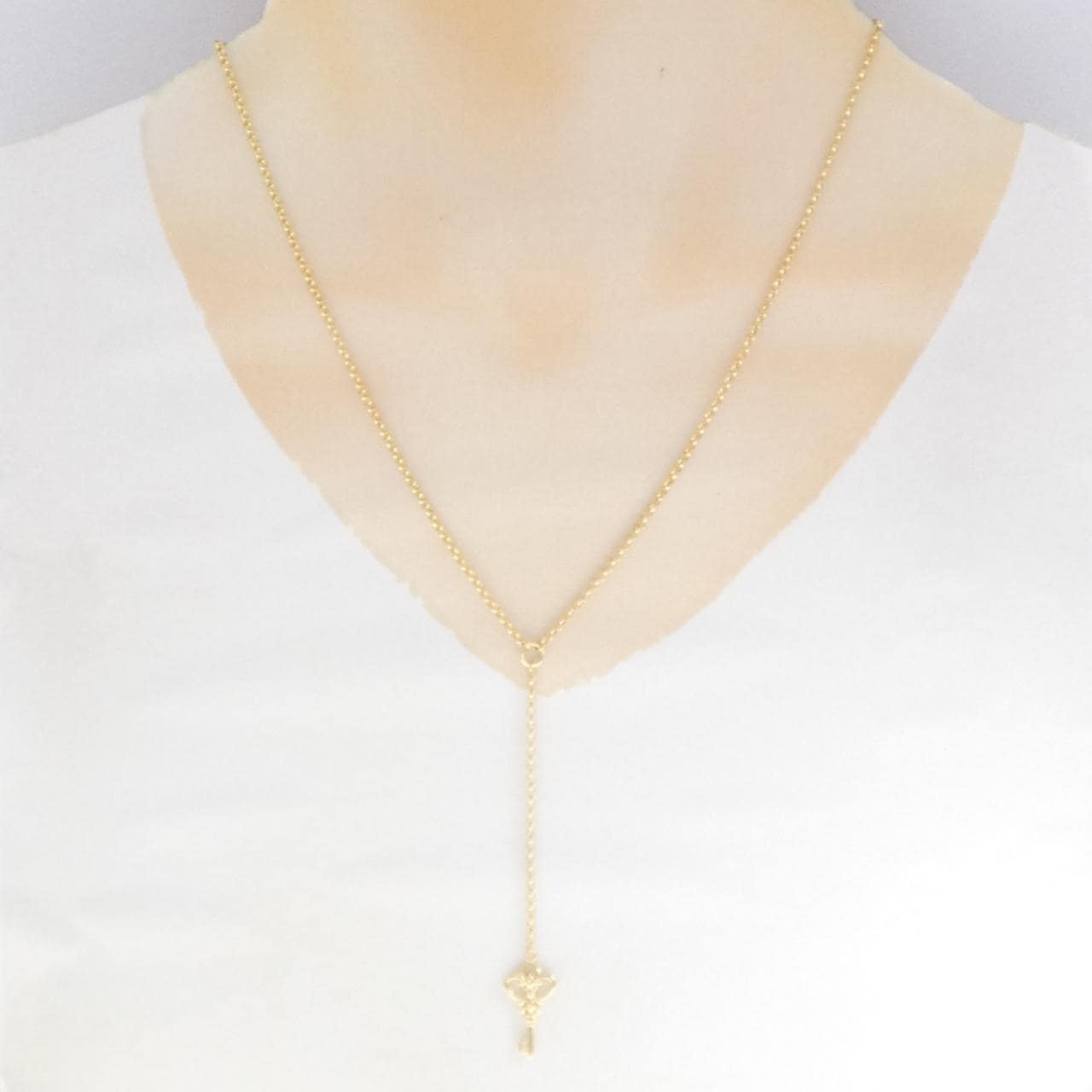 K18YG キー ネックレス