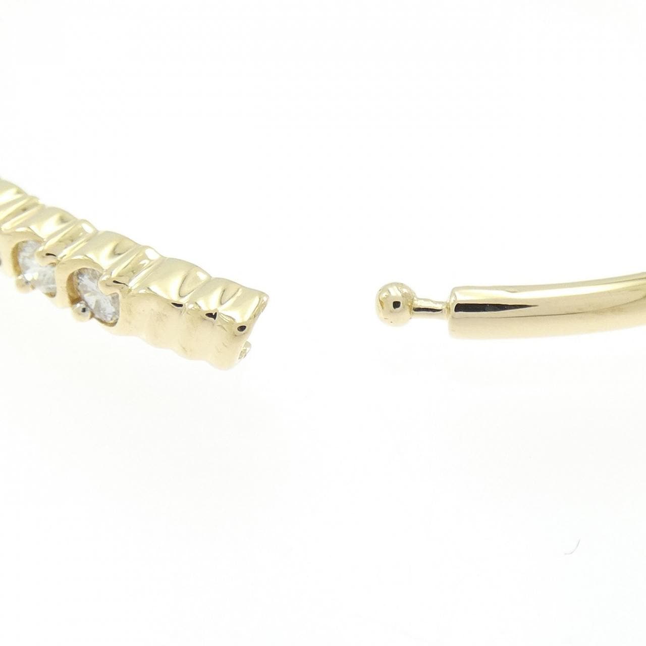 K18YG ダイヤモンド バングル 1.00CT
